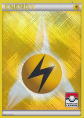 Lightning Energy Unnumbered Crosshatch Holo Promo - 2011 Pokemon League